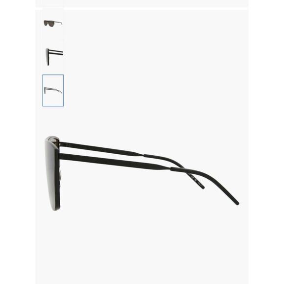 SAINT LAURENT MASK YSL SL1B 001 Black Unisex Shield Sunglasses Retail $530 - Picture 10 of 11